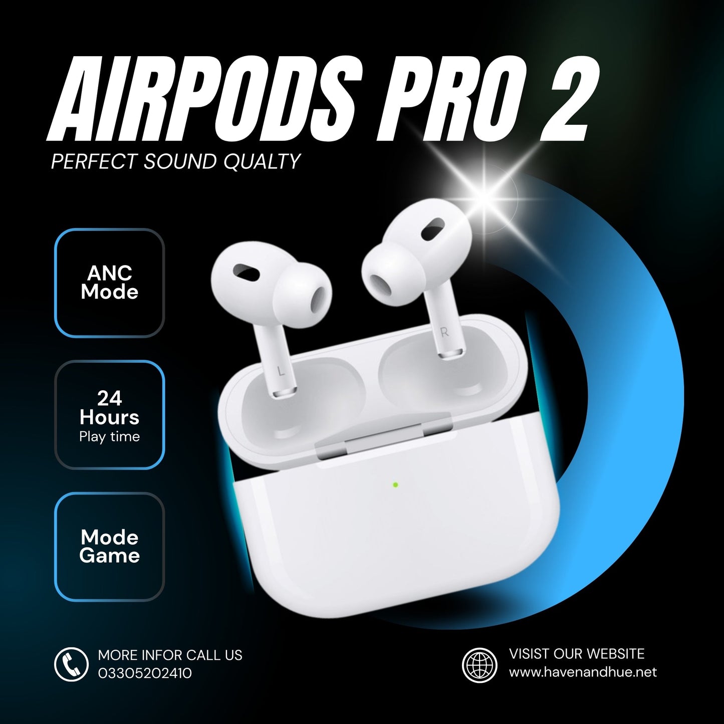 eliexpo™ AirPods Pro 2 (Japan Edition) – Type-C | 2nd Gen Dual ANC 🎧