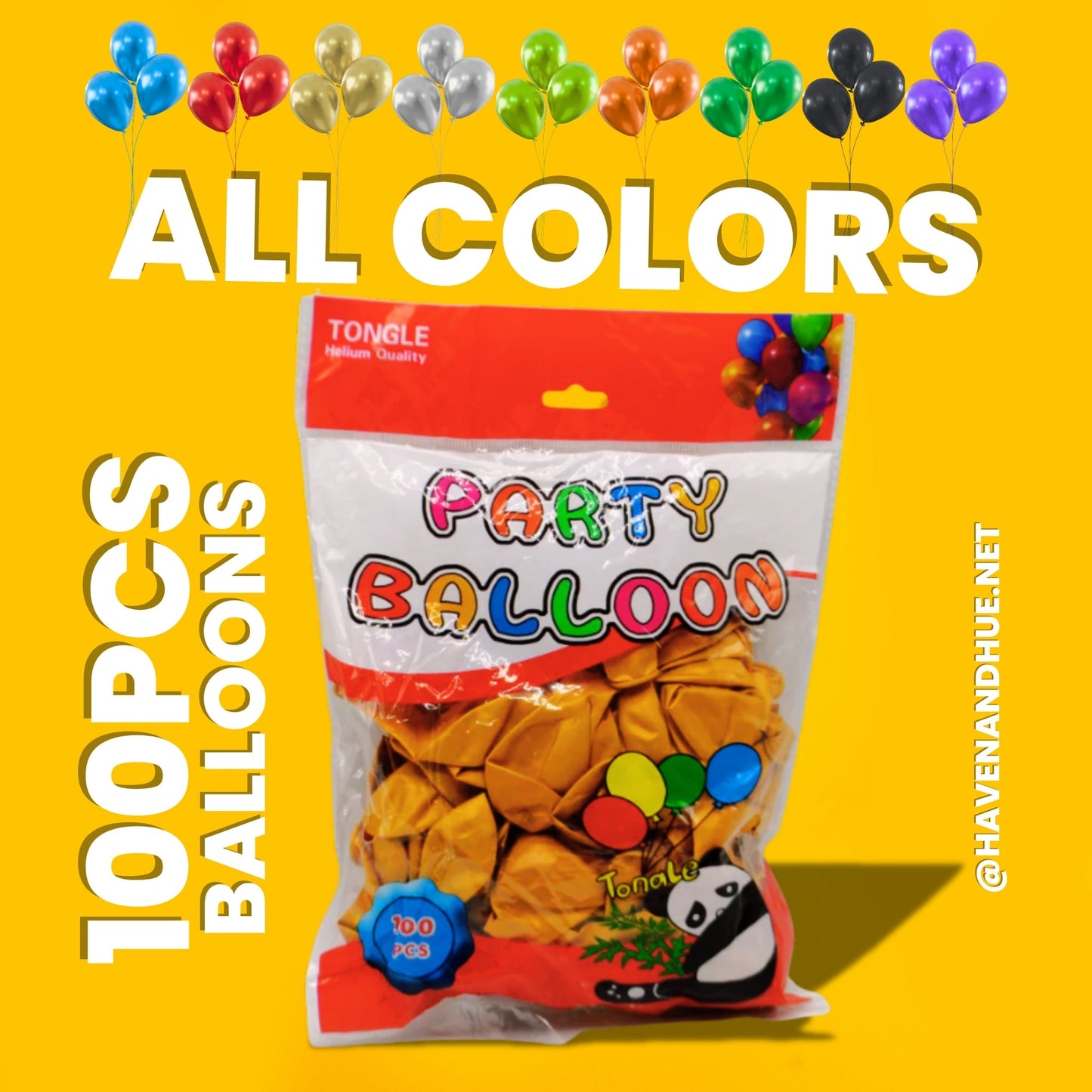 Pack of 100 Party Balloons – all-Colors available| eliexpo™
