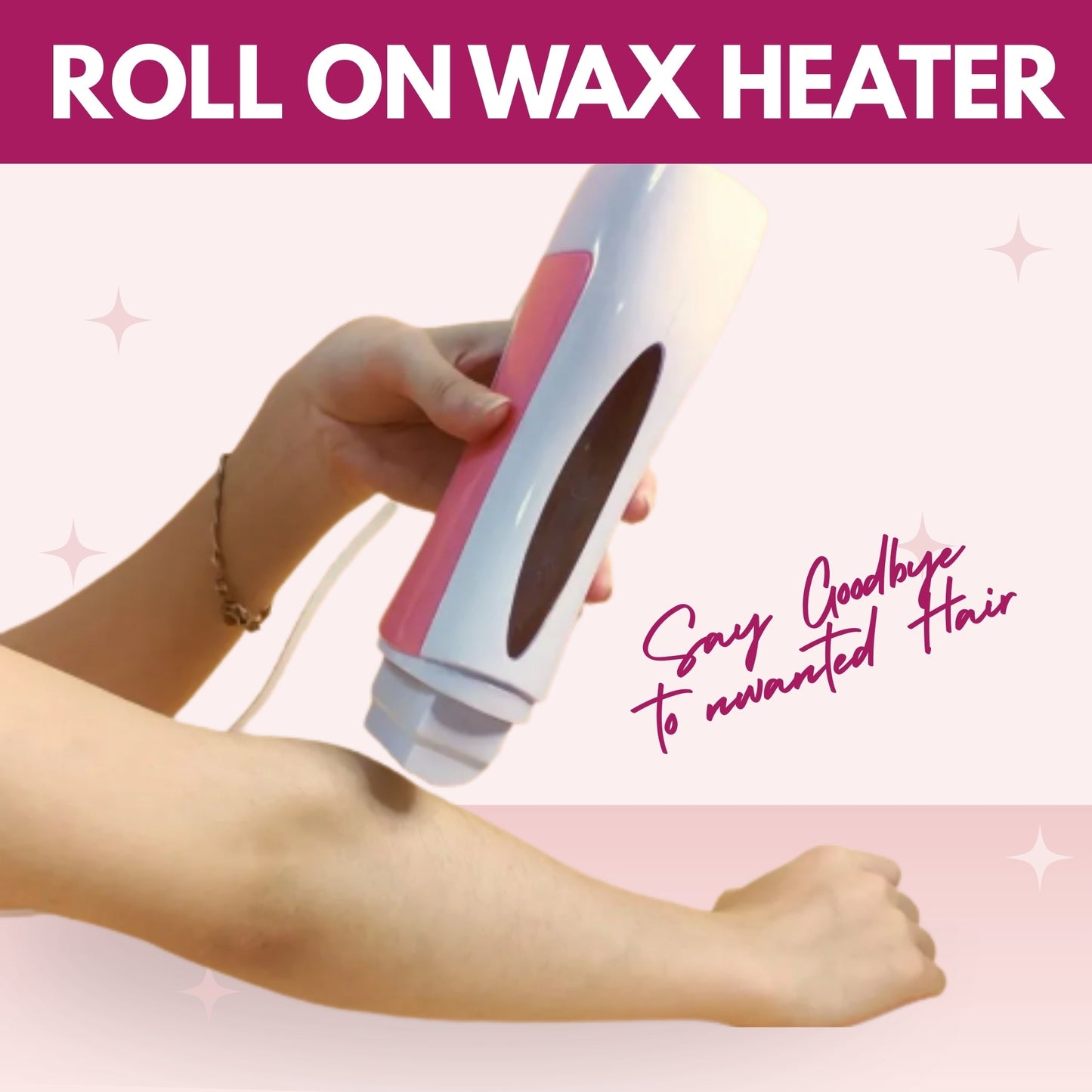 Haven & Hue™ Roll-On Wax Heater Machine | Professional Wax Warmer for Smooth Hair Removal