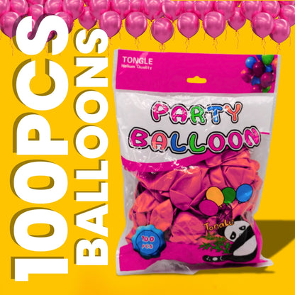 Pack of 100 Party Balloons – all-Colors available| eliexpo™