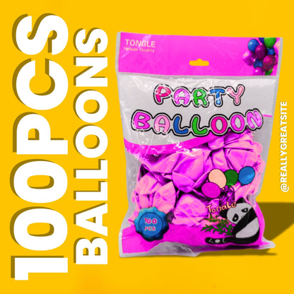 Pack of 100 Party Balloons – all-Colors available| eliexpo™